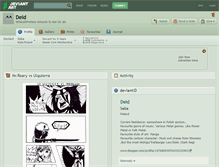Tablet Screenshot of deid.deviantart.com