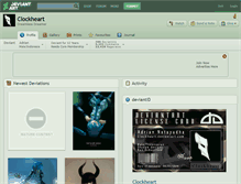 Tablet Screenshot of clockheart.deviantart.com