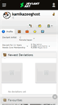 Mobile Screenshot of kamikazeeghost.deviantart.com