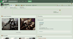 Desktop Screenshot of matsuaki.deviantart.com