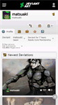 Mobile Screenshot of matsuaki.deviantart.com