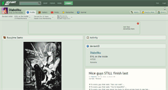 Desktop Screenshot of diaboliku.deviantart.com