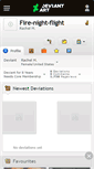 Mobile Screenshot of fire-night-flight.deviantart.com