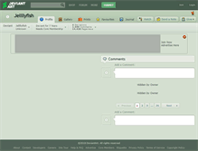 Tablet Screenshot of jellllyfish.deviantart.com