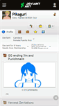 Mobile Screenshot of pikagurl.deviantart.com