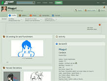 Tablet Screenshot of pikagurl.deviantart.com