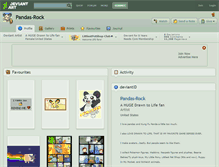 Tablet Screenshot of pandas-rock.deviantart.com