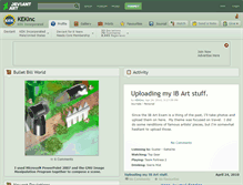 Tablet Screenshot of kekinc.deviantart.com