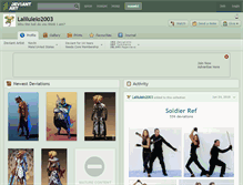 Tablet Screenshot of lalilulelo2003.deviantart.com