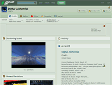 Tablet Screenshot of digital-alchemist.deviantart.com