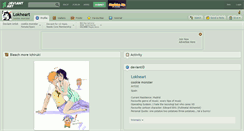Desktop Screenshot of lokheart.deviantart.com