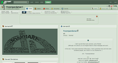 Desktop Screenshot of frozenpandaman.deviantart.com