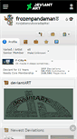 Mobile Screenshot of frozenpandaman.deviantart.com