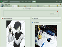 Tablet Screenshot of aoizumi.deviantart.com