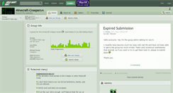 Desktop Screenshot of minecraft-creepers.deviantart.com