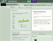 Tablet Screenshot of minecraft-creepers.deviantart.com