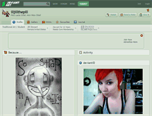 Tablet Screenshot of illjillthepill.deviantart.com