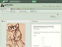 Tablet Screenshot of geoffreydean.deviantart.com