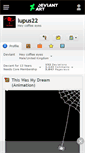 Mobile Screenshot of lupus22.deviantart.com