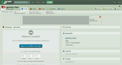 Desktop Screenshot of gummy-chan.deviantart.com