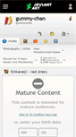 Mobile Screenshot of gummy-chan.deviantart.com