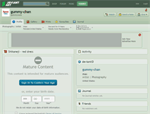 Tablet Screenshot of gummy-chan.deviantart.com