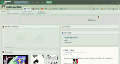 Desktop Screenshot of clubdragonballz.deviantart.com