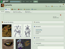 Tablet Screenshot of mariomfrp.deviantart.com