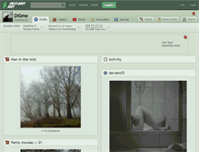 Tablet Screenshot of digme.deviantart.com