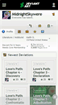 Mobile Screenshot of midnightskywere.deviantart.com