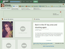 Tablet Screenshot of bcheung.deviantart.com