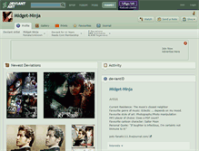 Tablet Screenshot of midget-ninja.deviantart.com