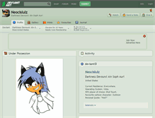 Tablet Screenshot of neocislulz.deviantart.com