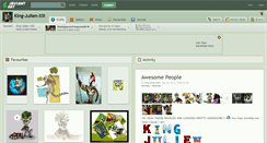 Desktop Screenshot of king-julien-xiii.deviantart.com