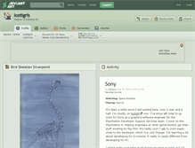 Tablet Screenshot of icetigris.deviantart.com