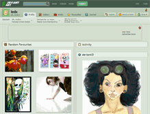 Tablet Screenshot of ledx.deviantart.com