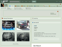 Tablet Screenshot of nesk.deviantart.com
