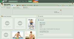 Desktop Screenshot of hex-loona.deviantart.com