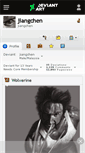 Mobile Screenshot of jiangchen.deviantart.com
