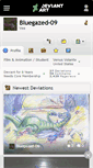 Mobile Screenshot of bluegazed-09.deviantart.com