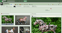 Desktop Screenshot of friesianfury.deviantart.com