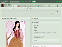 Tablet Screenshot of erin-chan.deviantart.com