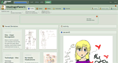 Desktop Screenshot of kibasdragonflame12.deviantart.com