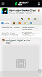 Mobile Screenshot of mew-mew-neko-chan.deviantart.com
