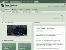 Tablet Screenshot of captainraspberry.deviantart.com