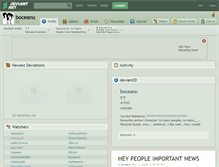 Tablet Screenshot of boceanu.deviantart.com