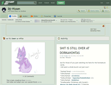 Tablet Screenshot of dj--vixxen.deviantart.com