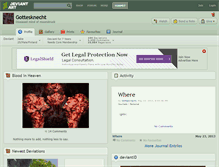Tablet Screenshot of gottesknecht.deviantart.com