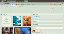 Desktop Screenshot of mysticaliptica.deviantart.com