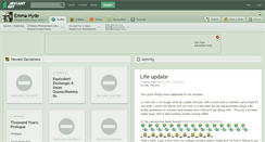 Desktop Screenshot of emma-hyde.deviantart.com
